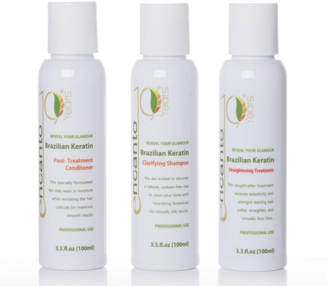 ENCANTO Brazilian Keratin Treatment Hair Straightening BLOW DRY BLOWOUT HAIR KIT