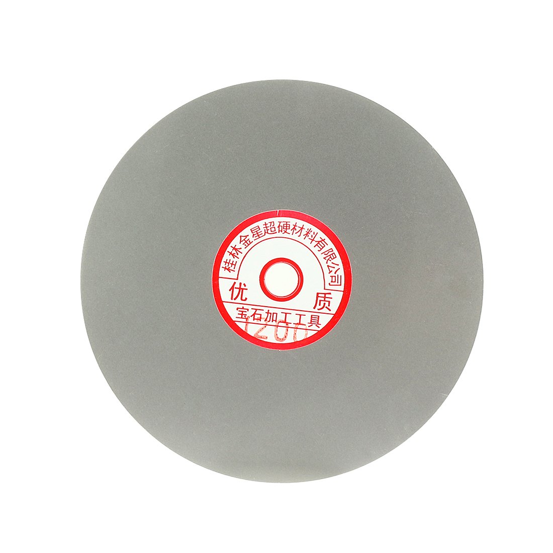 Sourcingmap 6-inch Grit 1200 Diamond Coated Flat Lap Wheel Grinding Sanding Polishing Disc