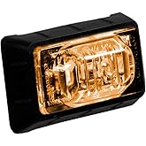 Maxxima M09360YCL Amber 1-1/2" Rectangular LED Clear Lens Mini Clearance Marker Light