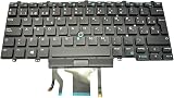 Dell W93F7 Backlit French AZERTY Keyboard Latitude 3340-7470 Series Dual view 1