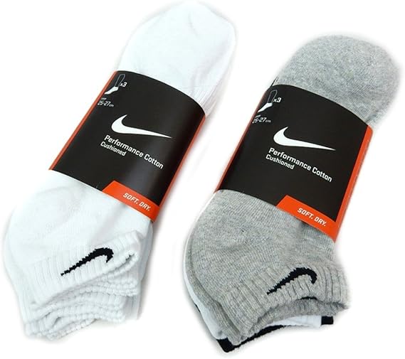 Amazon Co Jp ミックス 25 27cm メンズ ショートソックス Nike ナイキ 3足組 靴下 クッション アーチサポート 無地 ロゴデザイン 紳士 服 ファッション小物