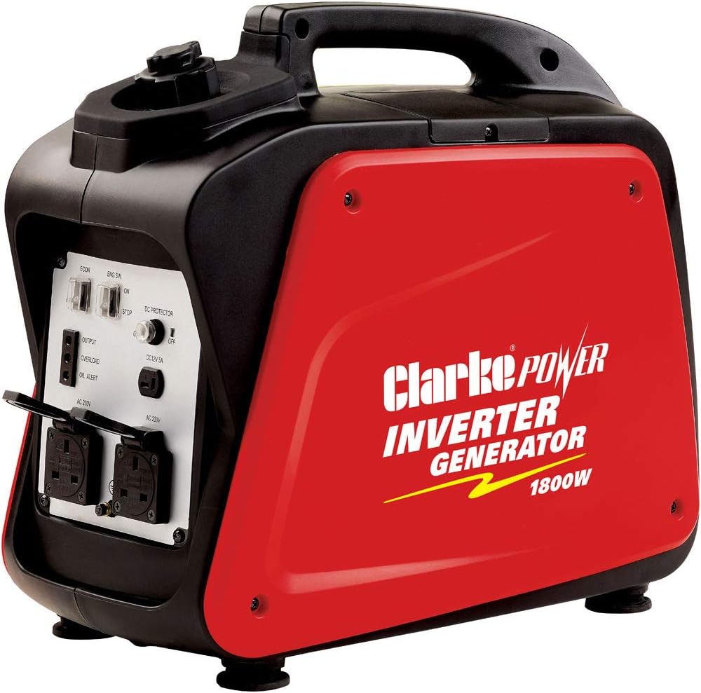Latest CLARKE IG2000 INVERTER GENERATOR 230V AC 1800 watts max Continuous running Petrol