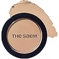 THESAEM Cover Perfection Pot Concealer #01 Clear Beige - High Adherence & Coverage Balm, Conceals Blemish & Acne Spots, Matte Finish Sebum Control for Oily and Combination Skin