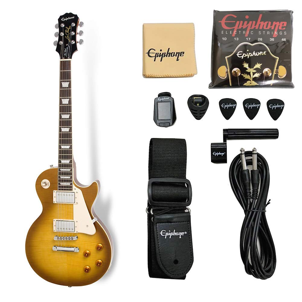 エレキギター Burst Lite Honey Standard Paul Les Epiphone レスポールスタンダード B07p8zfx3h エピフォン エレキギター 新しい季節 Mongolianski Mn