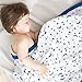 Starry Sky Muslin Stroller Blanket - Silky Soft and Breathable Summer Blanket for Toddler - Oversized 47