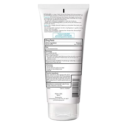 acne face wash la roche posay