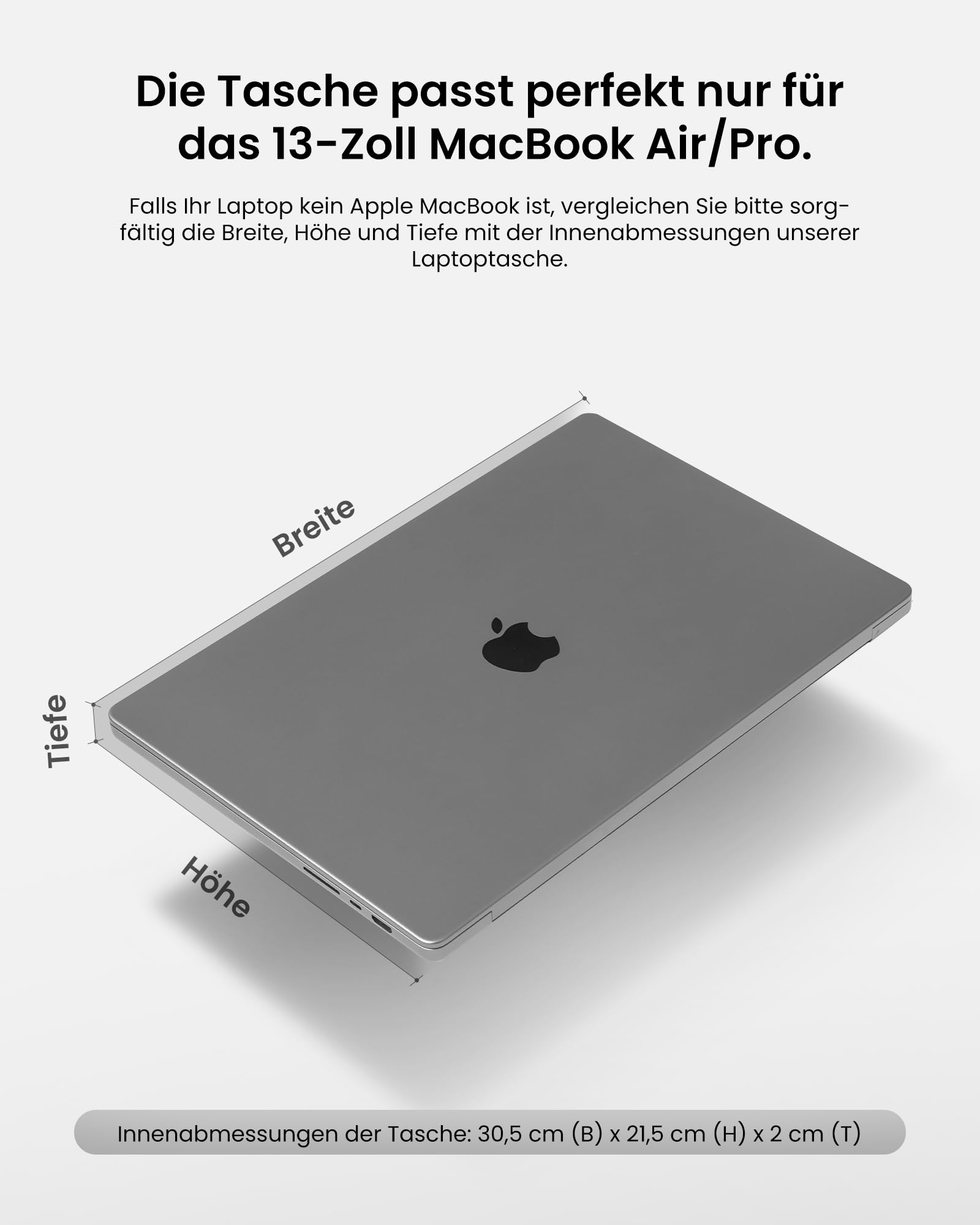 tomtoc 360° Business Laptoptasche für 13 Zoll MacBook Air M5/A3449 2026, M4/A3240 2025, M3/M2/M1, 13" MacBook Neo A18 Pro, 13 Zoll MacBook Pro M2/M1, Spritzwassergeschützt Laptophülle Passt 12,9-13" 9