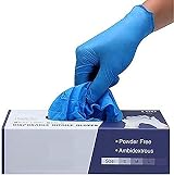 PRAIMA Powder Free Nitrile Gloves Food Grade 100 Count X-Large Blue view 1