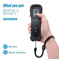 TIANHOO 2 Pack Remote Controller for Wii & Wii