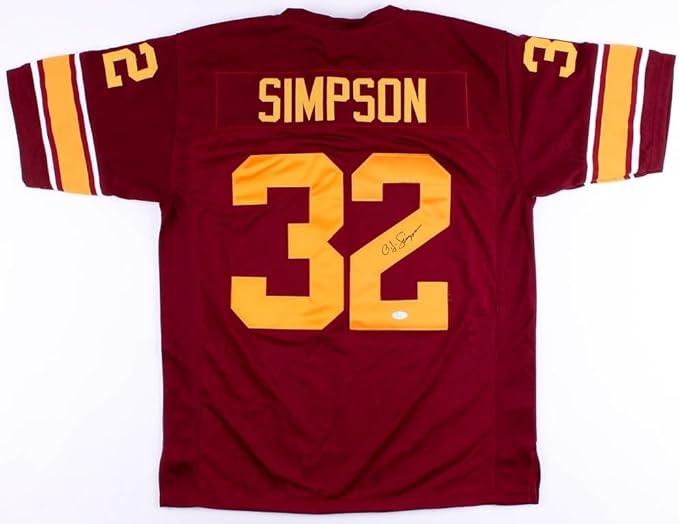 O.J. Simpson Signed USC Trojans Jersey (JSA COA) at Amazon's Sports
