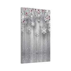 Christmas Snowflake Planks No Device Light Switch