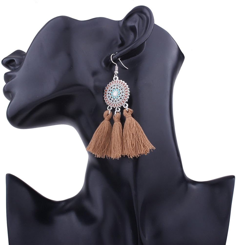 Fringed earring creative europe and america fashion multicolorF