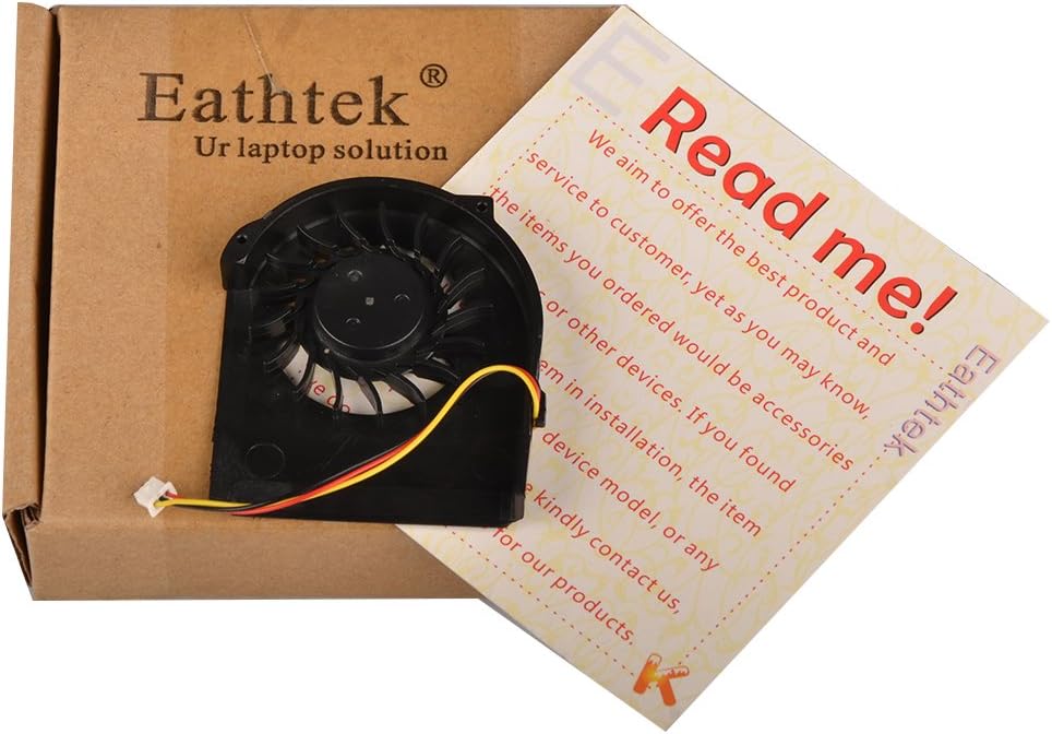 Eathtek Replacement CPU Cooling Fan for IBM Thinkpad T410 T410I Series, Compatible with Part Number 45M2722 45N5908 45M2721