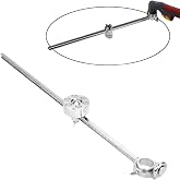Gugxiom Cnc Plasma Cutter, Plasma Cutting Compass for Ag60/Sg55 Torch | Stainless Steel, with Scale Ruler Gauge, can of 100cm in Diameter, Magnetic Base, Maximum Cutting Diameter of 100 cm