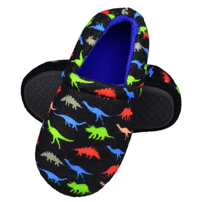 Buy RliliR Ever Little Kids Boys Comfort Slip On Warm Indoor Dinosaur