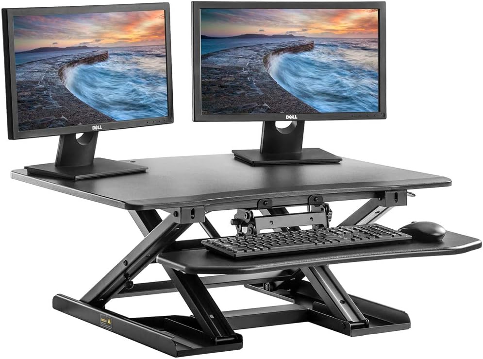 Romatlink Standing Desk Converter, Stand Up Desk Sit to Stand Desk Adjustable Riser