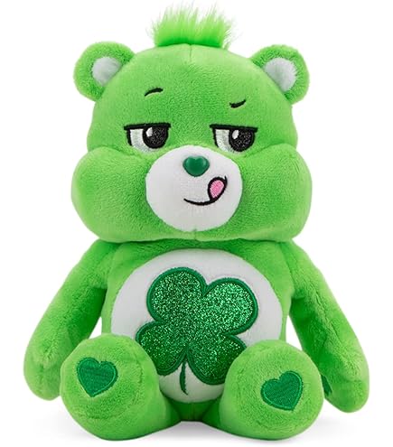 Peluche Grumpy Bear De 35 Cm – Osos Cariñosos Edición Ecológica Rock Theme, Peluche Sostenible Para Niños Y Coleccionistas