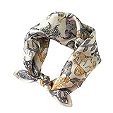 MEISEE 100% Mulberry Silk Scarfs Small Square Scarf