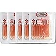 Ferrarini Prosciutto Italiano - Premium Italian Cured Ham, Sliced 15oz (5 x 3oz Packs)