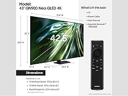 Samsung 43-Inch Class Neo QLED 4K QN90D Series Mini