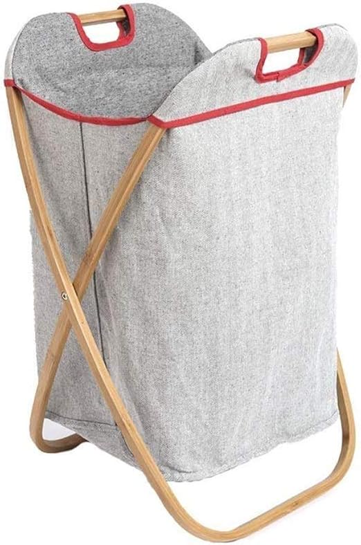 JJLL Almacenaje de la Ropa Sucia Cesta con un Almacenamiento de Tela