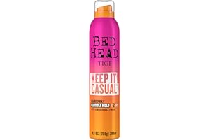 TIGI Bed Head Keep It Casual Hair Spray, Flexible Hold with Brushable Finish for Frizz and Static Control, 9.1 oz