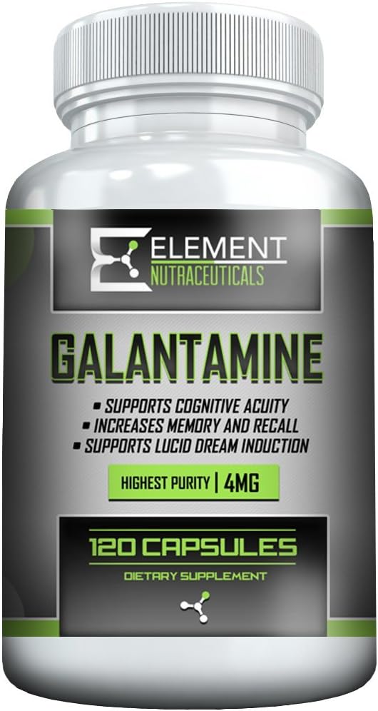 GALANTAMINE (120ct x 4mg) by Element Nutraceuticals: Health & Personal Care