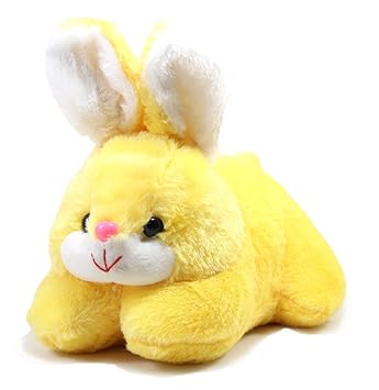 yellow bunny stuffed animal
