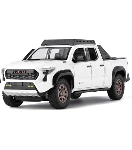 Amazon.com: 2023 Tacoma TRD PRO Pickup Truck White with Sunroof