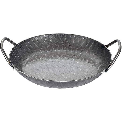 Turk 65930 Servierpfanne Schmiedeeisen, 28 cm, 2 Griffe