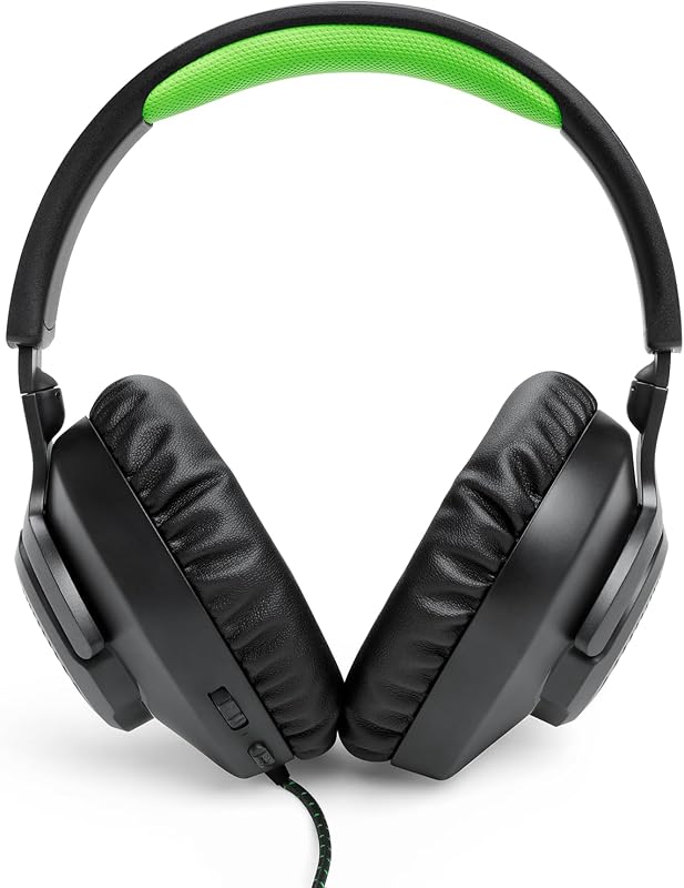 Quantum 100X, Over-Ear-Gaming-Headset, Schwarz-Grün