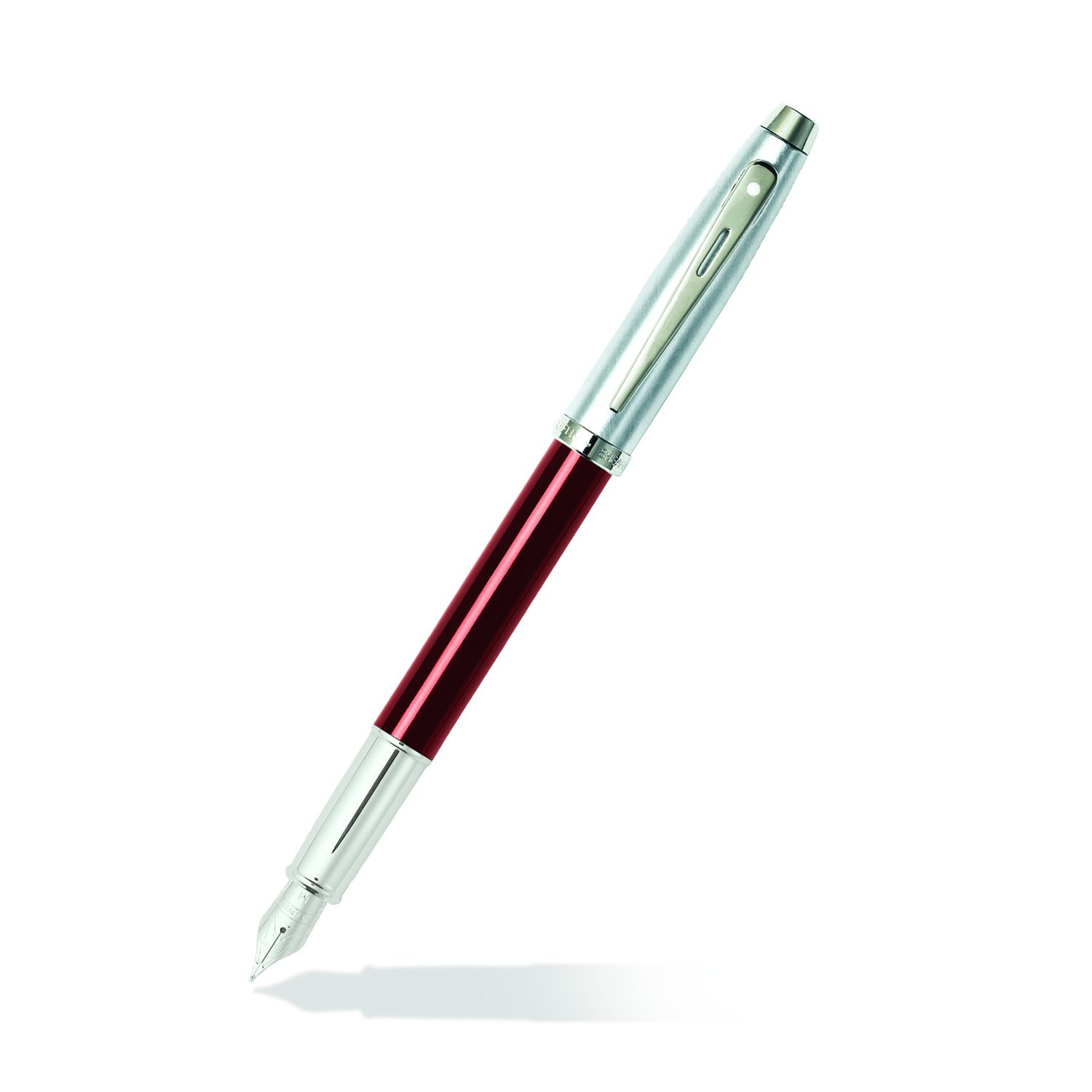 SHEAFFER E0930753-30 Medium Nib Fountain Pen - Red/Chrome