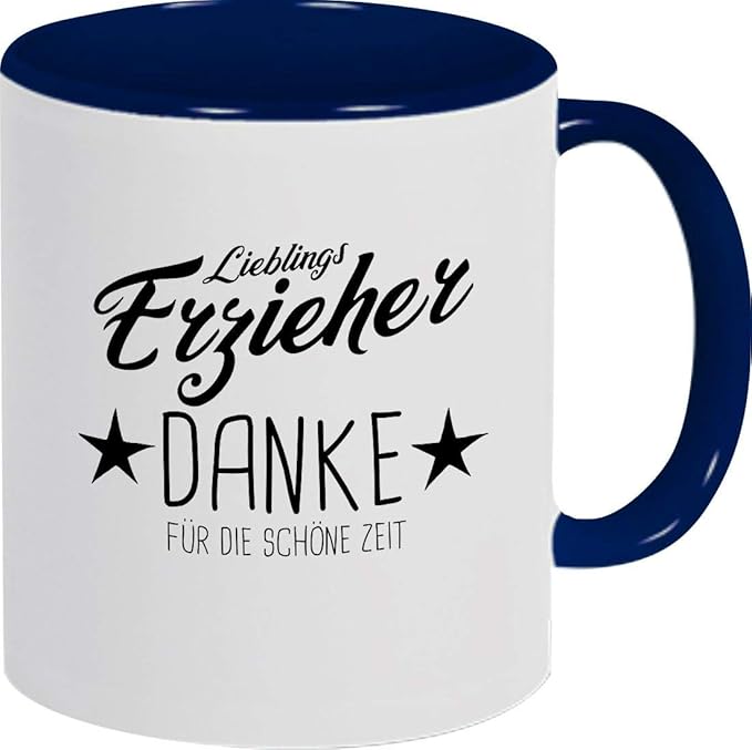 Shirtstown Kaffeepott, Lieblingserzieher Danke für die schöne Zeit