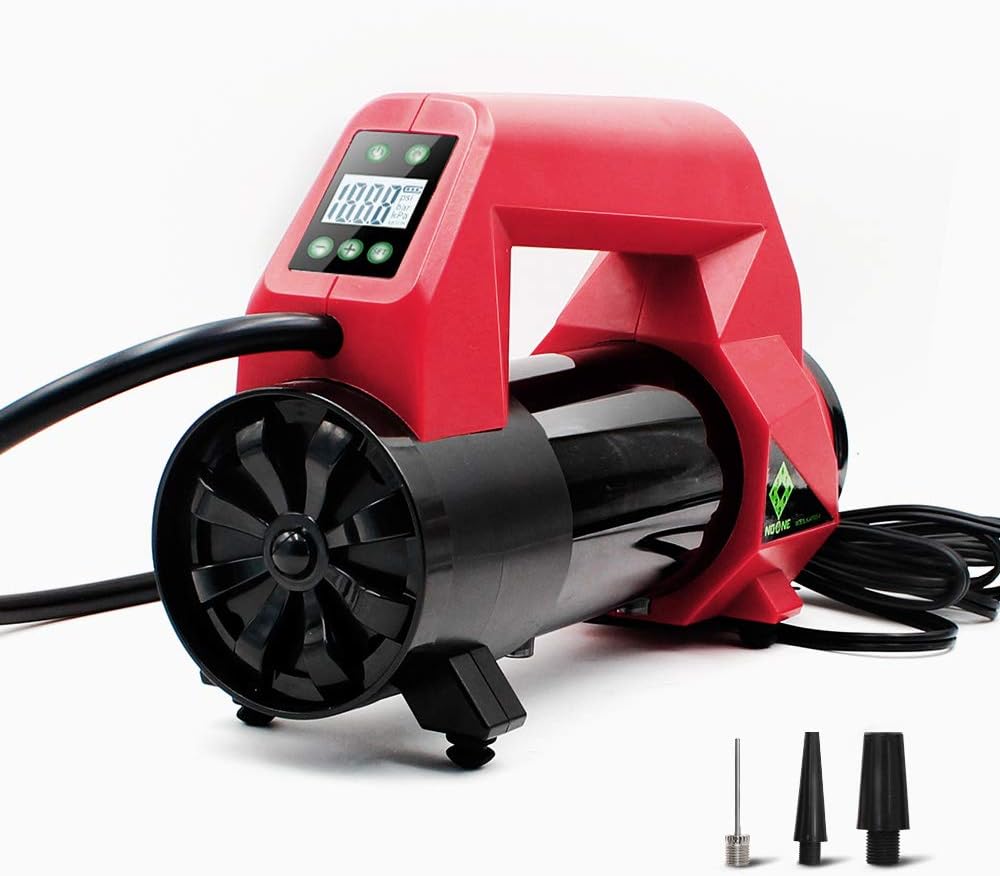 12V DC Portable Air Compressor Pump with LED