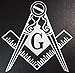 Masonic Regalia Special Feature Apron & Chain Collar Soft Handle Case Square G & Compass
