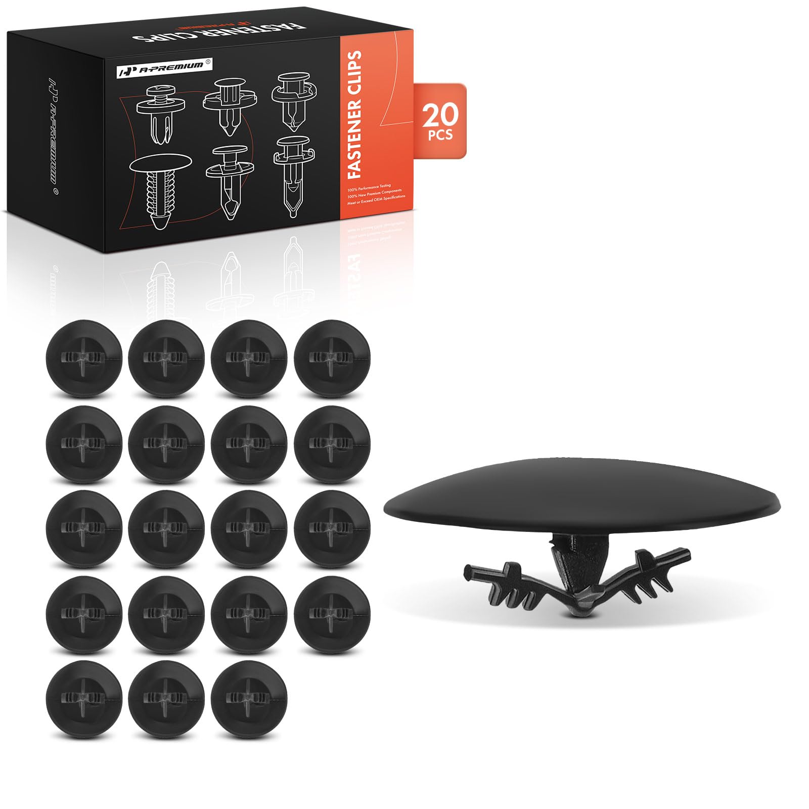 Photo 1 of A-Premium 20 PCS Hood Insulation Car Retainer Fastener Push Pin Clips Compatible with Honda Accord 2001-2006 Odyssey 2000-2004 Acura MDX 2003-2008 2010 TL 1996-2007 ZDX 2010-2012 CL Integra Legend