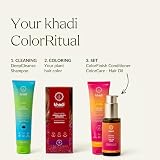 Khadi Auburn Red Natural Hair Colour 100g Permanent Vegan Grey Coverage view 6