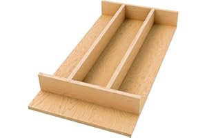 Rev-A-Shelf Natural Maple Right Size Utensil Drawer Insert, 10-1/4" x 19-1/2"