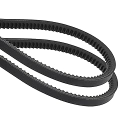 uxcell 2Pcs AX29 EPDM V-Belt, Raw Edge Cogged