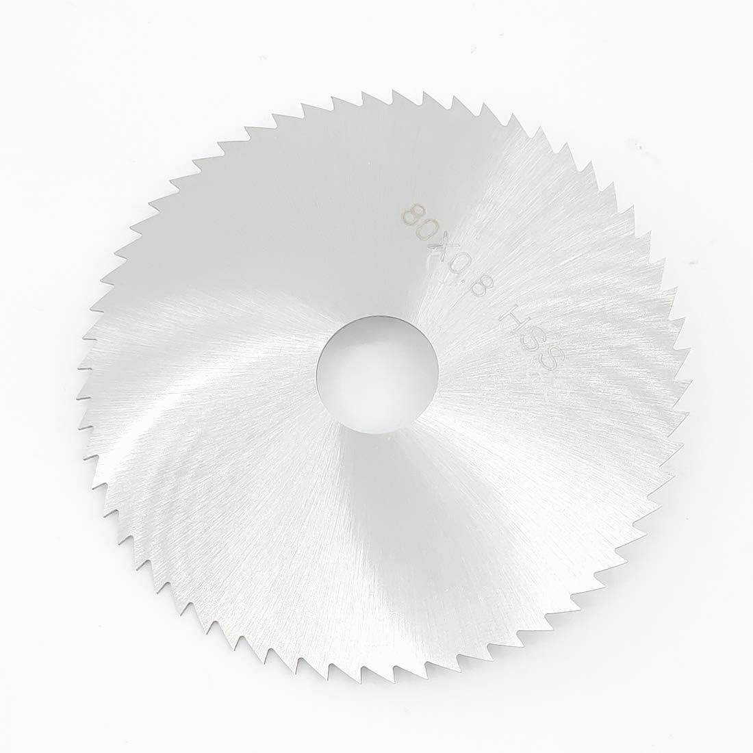 NovelLife 80X0.8mm 60T HSS Circular Saw Blade Woodworking Mini Hobby Table Saw Replacement Parts for Plastic PVC Cutting