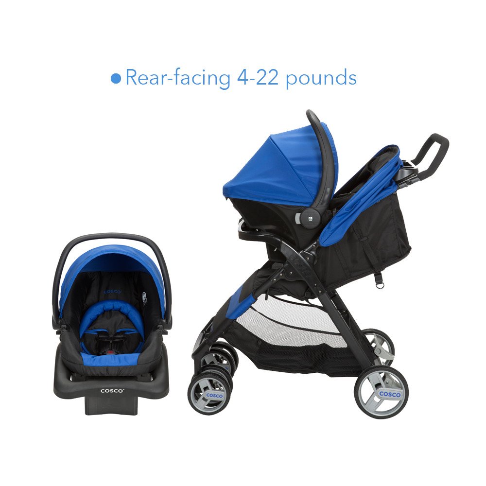 cosco 3 wheel travel system