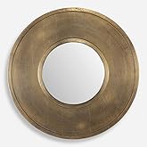 Uttermost 07088 Axel - Round Mirror-30 Inches Tall and 30 Inches Wide