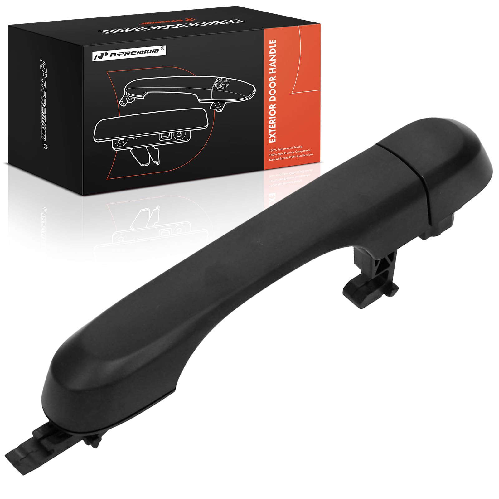 Photo 1 of A-Premium Front Right Passenger Side Exterior Door Handle Compatible with Jeep BU Series Renegade 2015-2023, Textured Black, Replace# 5VZ28LXHAA