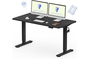 FLEXISPOT 55 x 28 Inches Electric Stand Up Desk Workstation, Whole-Piece Desk Board Home Office Computer Standing Table Heigh