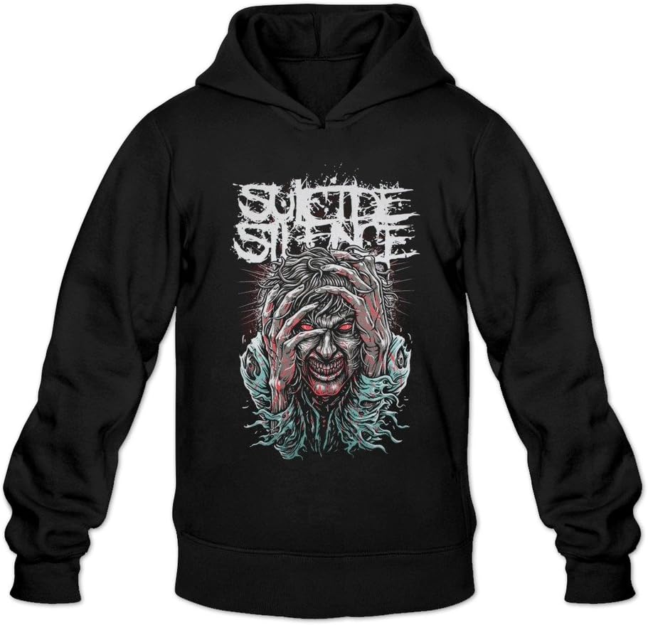 BOAO Men Suicide Silence Logo Hoodie Black S