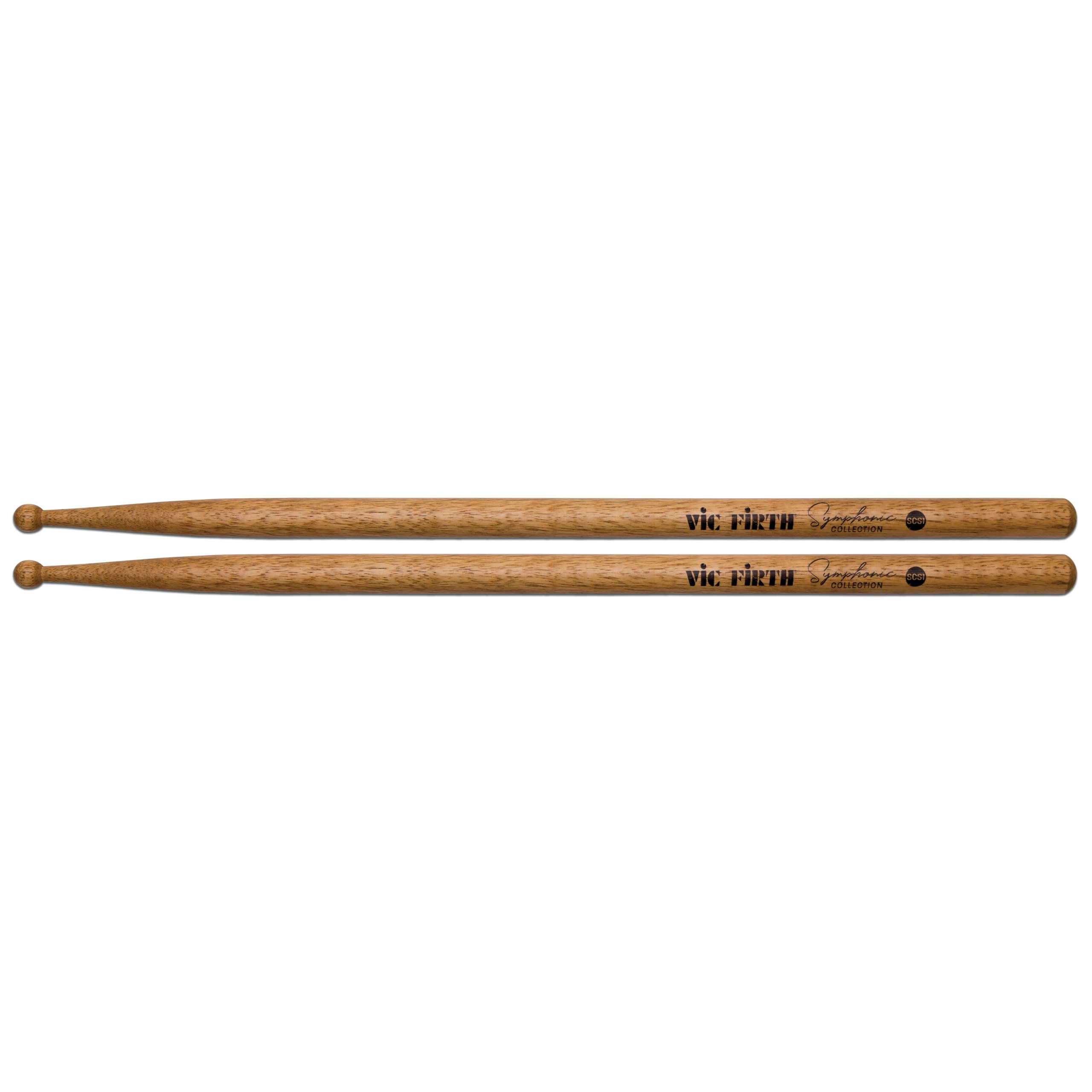 Vic FIrth - Symphonic Collection Snare Drumsticks - Persimmon - General - Wood Tip
