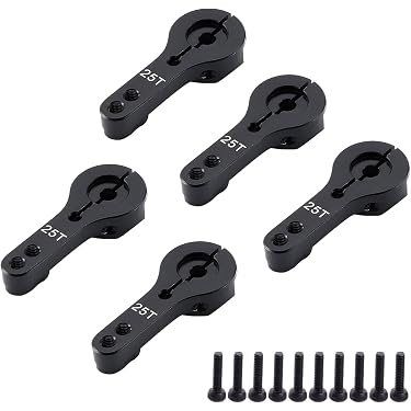 Team Losi Racing Servo Horn 25T Aluminium 22 - TLR1557 - Pièce Détachée RC Pour Servo 25 Dents - Accessoire Voiture Radiocommandée