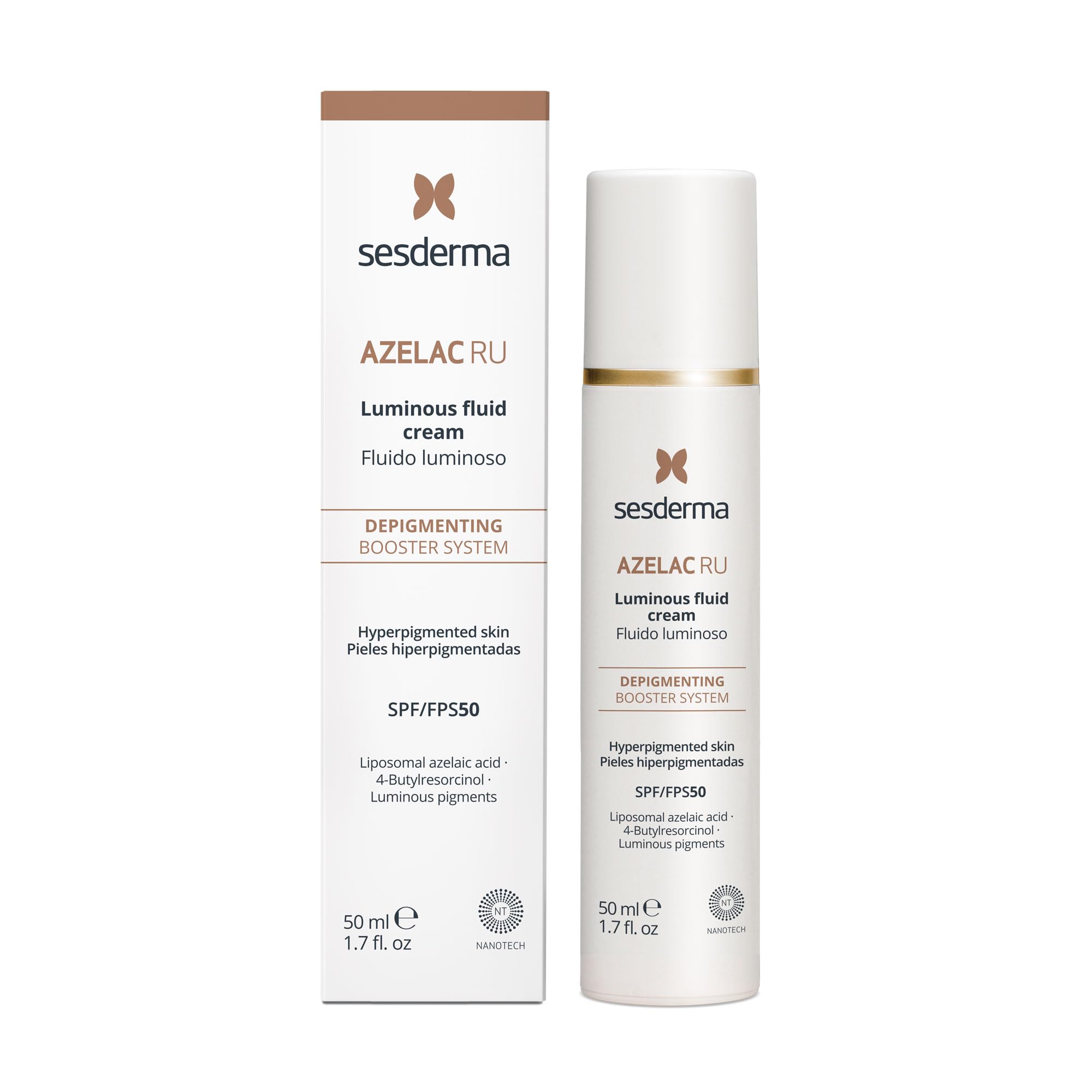 Sesderma Azelac RU Fluid Cream, Pack of 1 (1 x 50 ml)