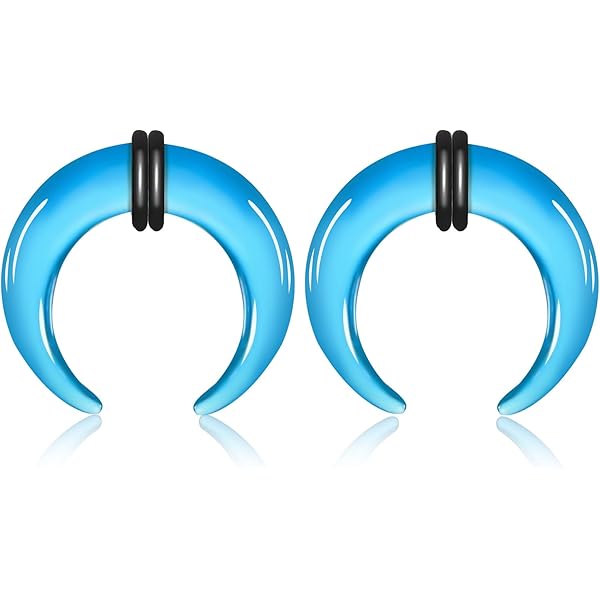 Surgical Steel Pincher Tapers – Septum, Nose, Ear, Nipple Expander Rings, 16G, 8-10mm 8 thumbnail image