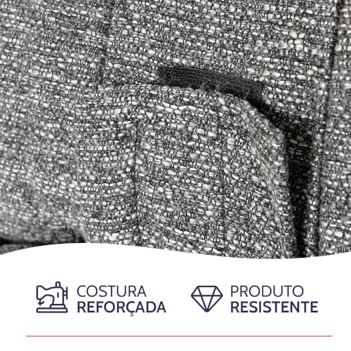 Futon Colchonete Dobrável De Espuma Solteiro Grafite
